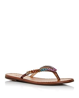 Schutz Women's Belle Embellished Flip Flops