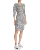 Chaser Long-sleeve Leopard-print Dress