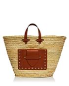 Poolside Anna Extra Large Rattan Conch Bag