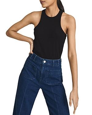 Reiss Mirabel Rib-knit Muscle Tank