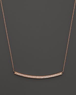 Dana Rebecca Designs 14k Rose Gold Diamond Sylvie Rose Long Necklace, 17