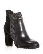 Donald J Pliner Hudson Leather And Suede Booties
