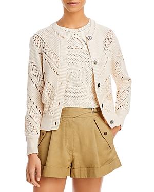 Vanessa Bruno Cotton Crochet Cardigan