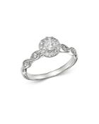Bloomingdale's Round Diamond Engagement Ring In 14k White Gold, 0.50 Ct. T.w. - 100% Exclusive