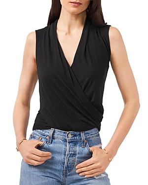 1.state Sleeveless Cross Front Top