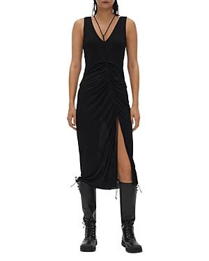 Helmut Lang Scala Ruched Dress