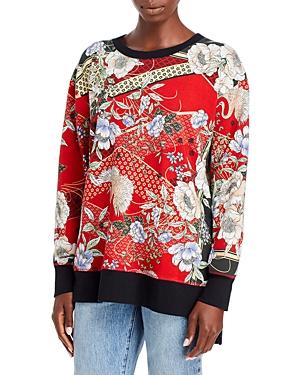 Johnny Was Royal Crane Top