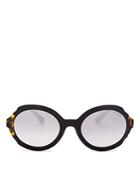 Prada Women's Eiquette Mirrored Round Sunglasses, 53mm