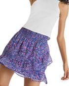 French Connection Flores Crinkle Mini Skirt