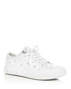 Rag & Bone Women's Standard Issue Leather Embroidered Lace Up Sneakers