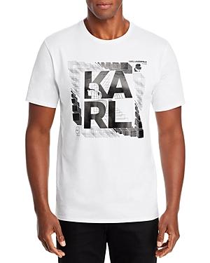 Karl Lagerfeld Paris Foil Logo Graphic Tee