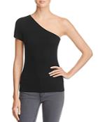 Michelle By Comune Ribbed One Shoulder Tee - 100% Exclusive