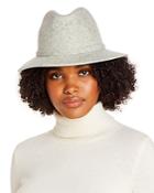 Aqua Felted Wool Hat