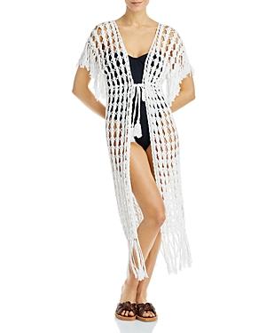 Flook The Label Neveah Crochet Midi Dress Swim Cover-up