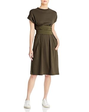 Moncler Belted T Shirt Dress