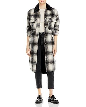 Apparis James Plaid Shirt Coat