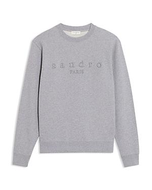 Sandro Gray Logo Sweatshirt