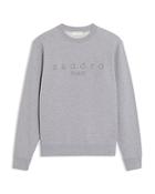 Sandro Gray Logo Sweatshirt