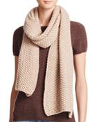 C By Bloomingdale's Popcorn Knit Scarf - 100% Exclusive