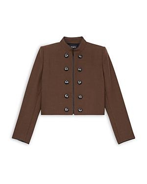 The Kooples Houndstooth Officer Jacket