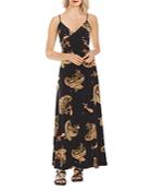 Vince Camuto Paisley Spice Printed Maxi Dress