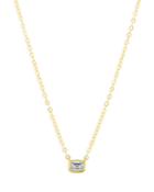 Bloomingdale's Emerald-cut Diamond Necklace In 14k Yellow Gold, 0.20 Ct. T.w. - 100% Exclusive