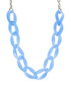Aqua Lucite Chain Necklace, 21 - 100% Exclusive