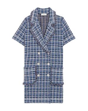 Sandro Ludivine Tweed Mini Dress