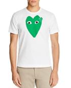 Comme Des Garcons Play Green Heart Short Sleeve Tee