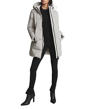 Reiss Astrid Mid Length Puffer Jacket