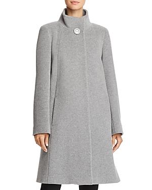 Cinzia Rocca Icons Wool & Cashmere Stand-collar Coat