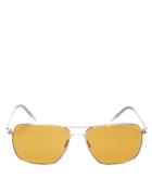 Oliver Peoples Unisex Clifton Polarized Brow Bar Square Sunglasses, 58mm