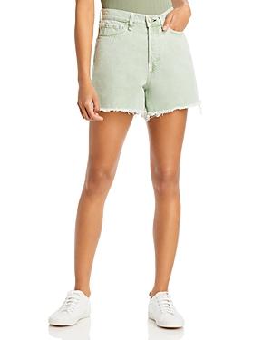 Rag & Bone Maya High Rise Denim Shorts In Seafoam
