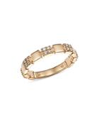 Bloomingdale's Diamond Square Band In 14k Yellow Gold, 0.20 Ct. T.w. - 100% Exclusive