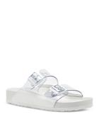 Manolo Blahnik X Birkenstock Women's Arizona Exq Clear Slide Sandals