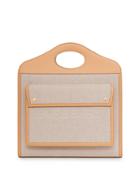 Burberry Medium Pocket Canvas Shoulder Bag