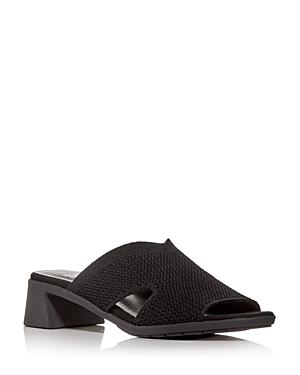 Eileen Fisher Women's Naja Stretch Block Heel Slide Sandals