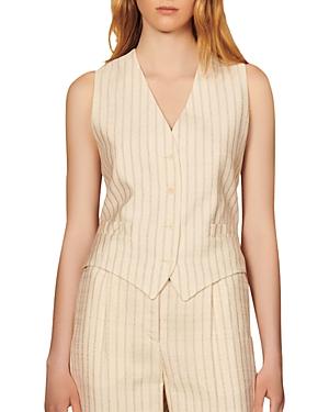 Sandro Turner Striped Vest