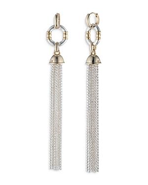 Ralph Lauren Two Tone Tassel Drop Earrings