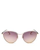 Longchamp Women's Roseau Round Sunglasses, 55mm