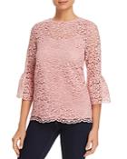 Alison Andrews Lace Bell-sleeve Top