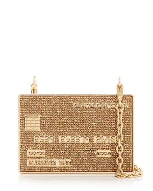 Alexander Wang Embellished Credit Card Minaudiere Crossbody