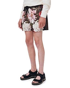 Soulland William Floral Print Swim Shorts