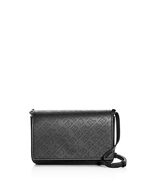 Burberry Perforated Logo Leather Convertible Crossbody