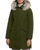 Woolrich Modern Vail Fur-trim Down Coat