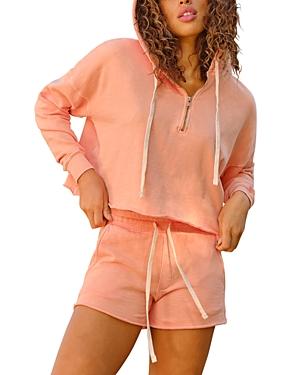 Amo Zip Cropped Hoodie