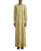 Lafayette 148 New York Blixa Maxi Shirt Dress