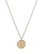 David Yurman O Initial Charm Necklace With Diamonds In 18k Gold, 16-18