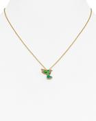 Kate Spade New York Hummingbird Mini Pendant Necklace, 16