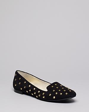 Michael Michael Kors Studded Smoking Flats - Aria